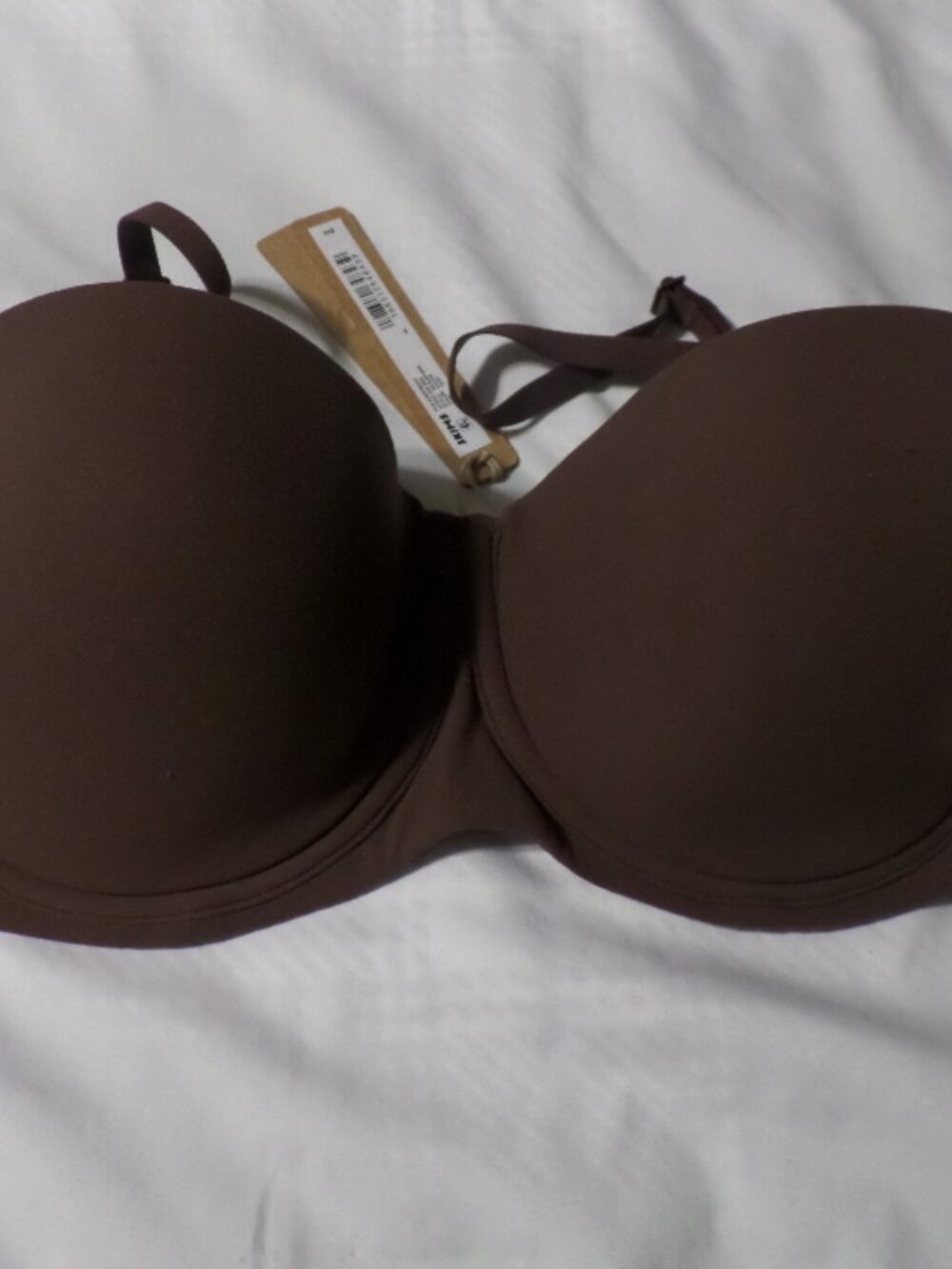 Skims Fits Everybody T-Shirt Brown Bra – Size 32DD- NWT